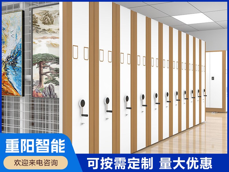 手动油画密集架