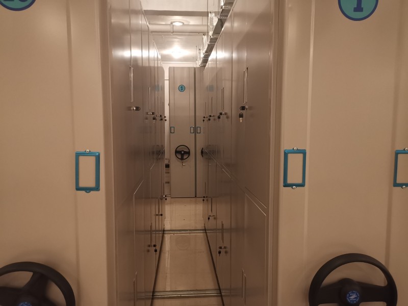 定西密集柜安装完毕投入使用